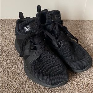 APL all black trainers